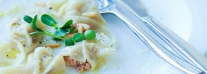 Pierożki z kurkami i ricottą