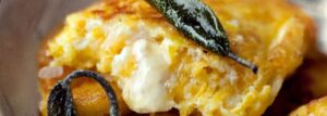 Pumpkin and cheese pancakes