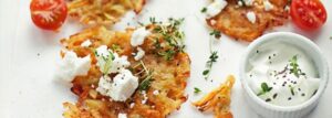 Potato and carrot pancakes