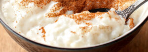 Pudding ryżowy z cynamonem