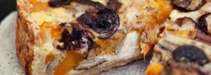 Quiche z dynią i grzybami
