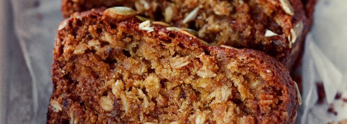 Razowy chlebek dyniowo – bananowy