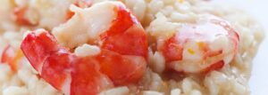 Risotto z krewetkami z nutą pomarańczy