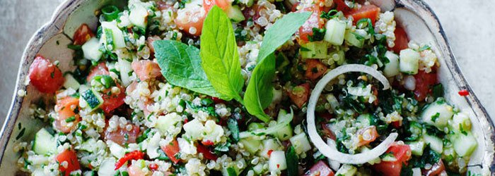 Tabbouleh-style salad with quinoa