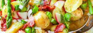 Spring Salad with New Potatoes, Asparagus and Radishes