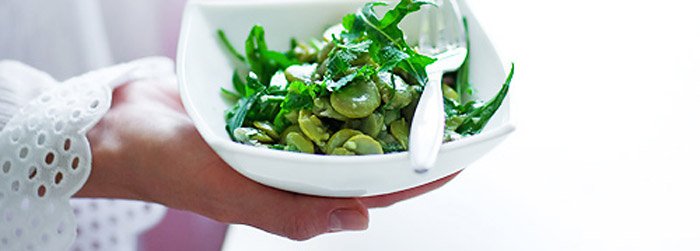 Bean Salad with Mint and Lemon