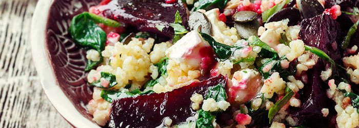 Salad with Millet and Roasted Beets