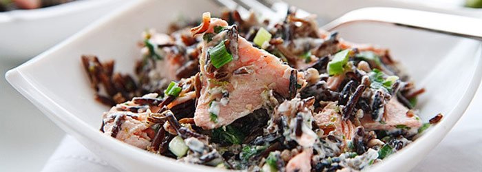 Salmon and Wild Rice Salad
