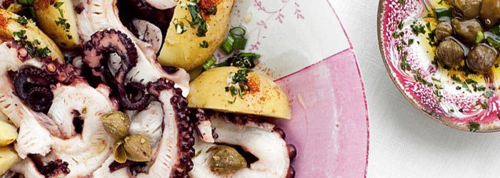 Octopus Salad with Potatoes and Capers