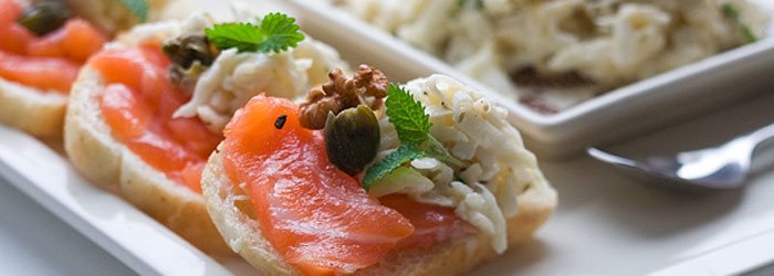 Celeriac salad with remoulade sauce