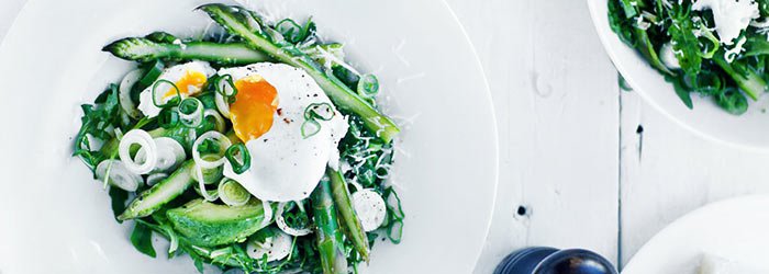 Asparagus, Avocado and Soft-Boiled Egg Salad