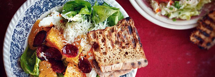 Salads with Chorizo