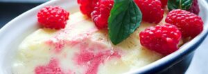 Semifreddo malinowe z wanilią