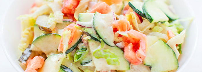 Zucchini salad