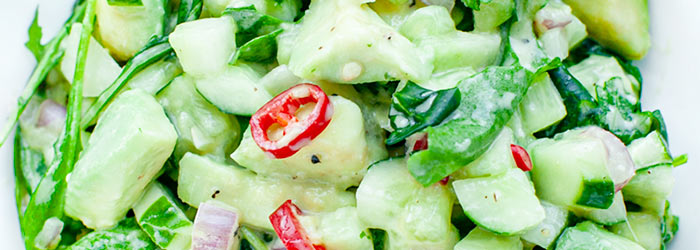 Cucumber and Avocado Salad