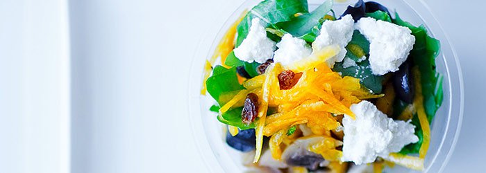 Fresh Pumpkin and Mushroom Salad