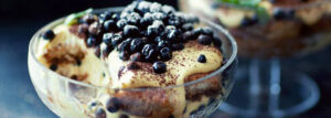 Tiramisu z jagodami