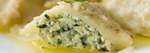 Tortelli ze szpinakiem i ricottą