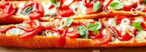 Caprese Baguette Melts