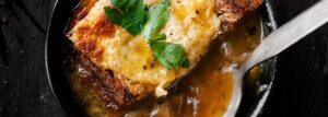 Onion Soup with Roasted Onions