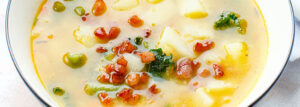 Vegetable Soup with Homemade Broth Cube