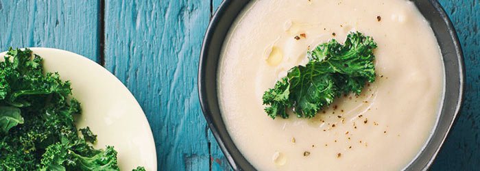 Creamy Jerusalem artichoke soup