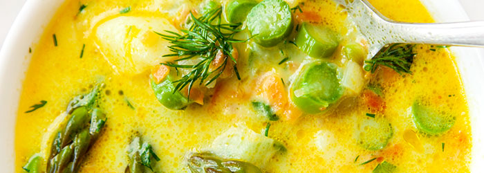 Asparagus soup