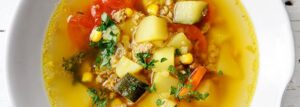 Zucchini, Corn, and Potato Soup