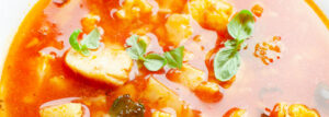 Cod and Cauliflower Soup