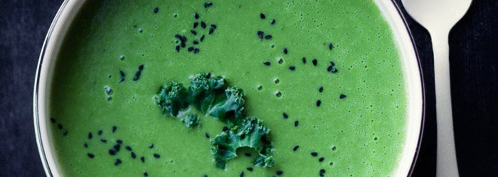 Kale and Green Pea Soup