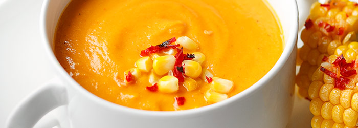 Roasted Pumpkin and Tomato Soup