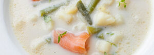 Potato and bean soup